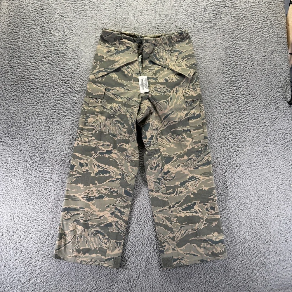 US Army Pant Men XS(28x26) Green Camouflage Nylon Cargo Straight Combat Military